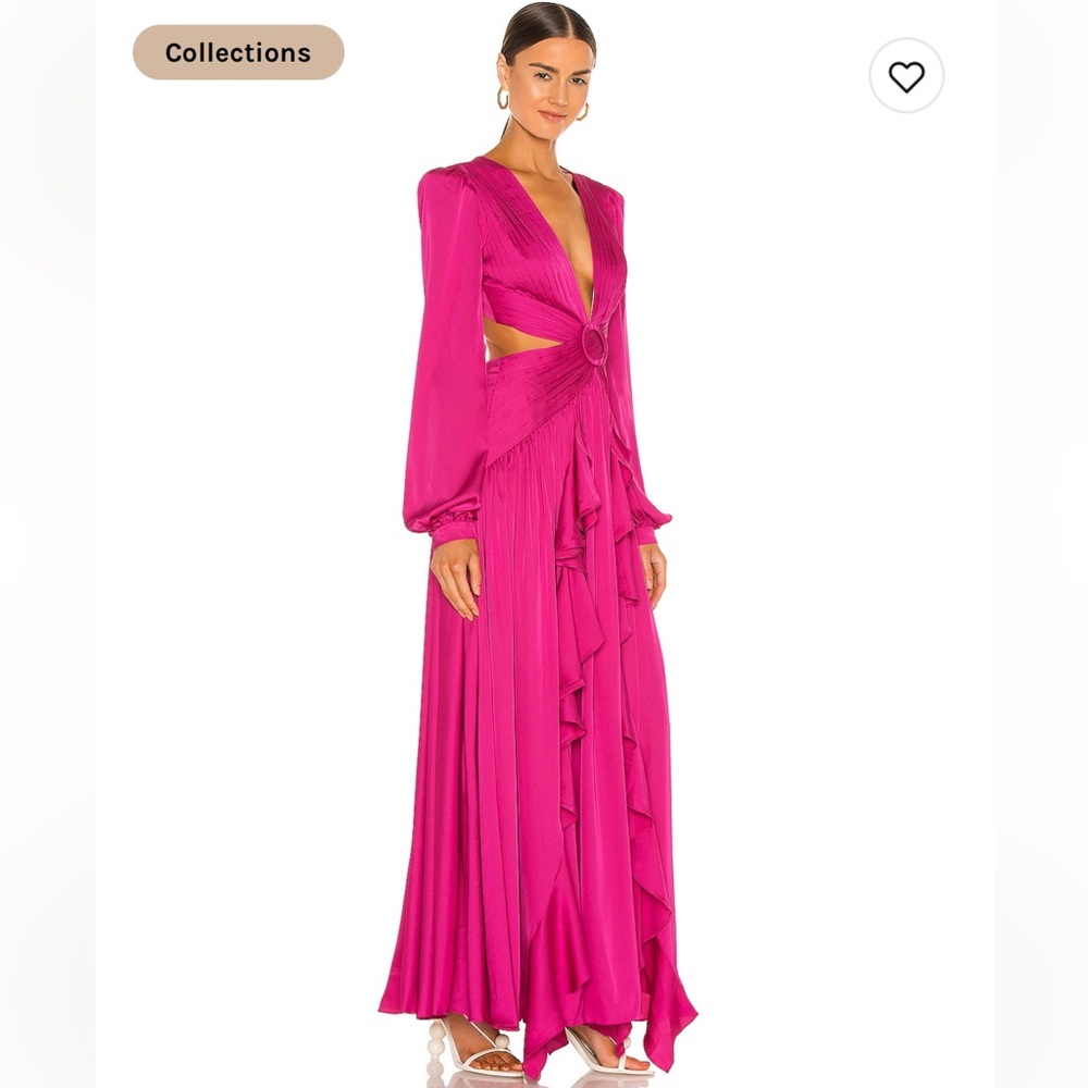 COPY - PatBO magenta maxi dress